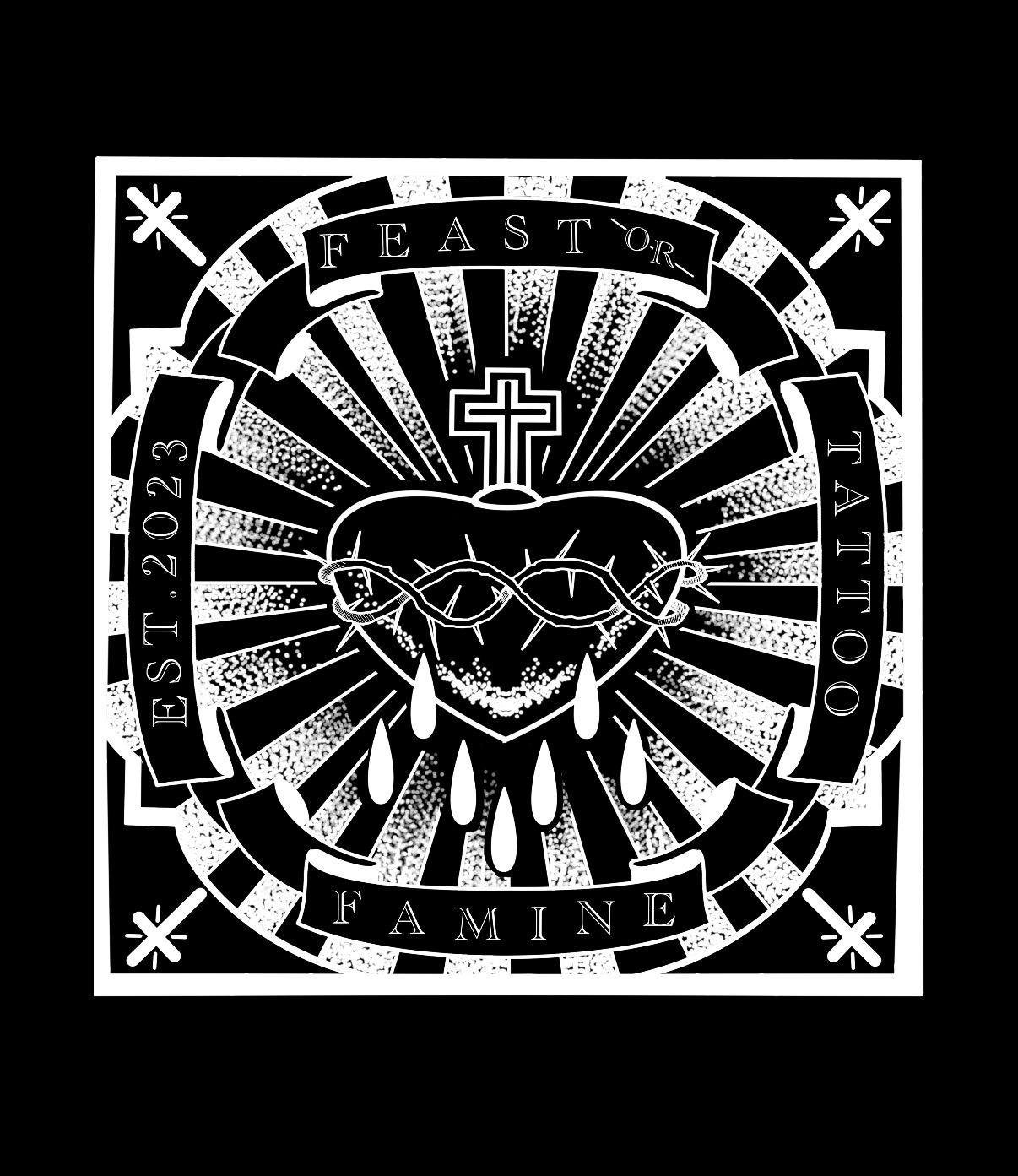 Feast or Famine Bandana - Sacred Heart
