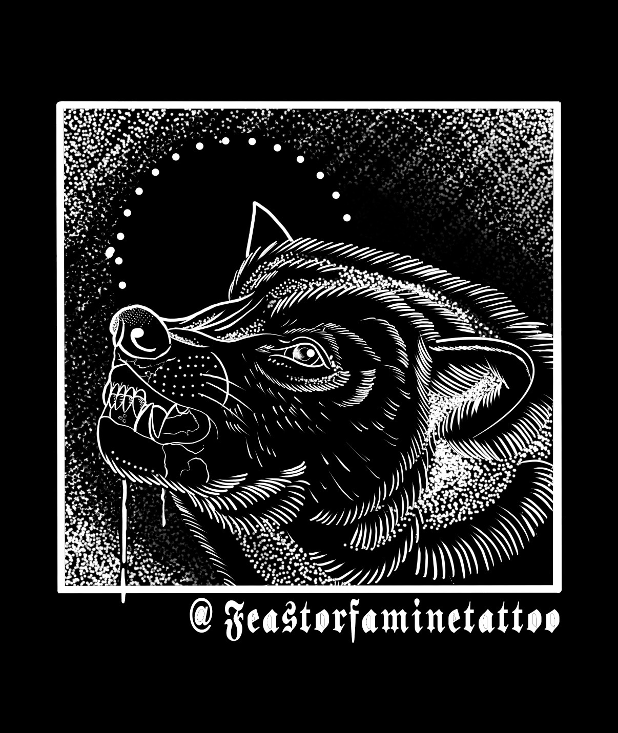 Feast or Famine Bandana - Wolf